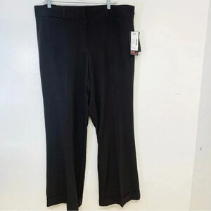 Maggie Barnes Trouser Pants‎ Woman 18W  Brown Career Straight Cuff Zip Diane Fit